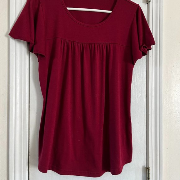 Micoson Flutter Sleeve Top - Picture 1 of 2